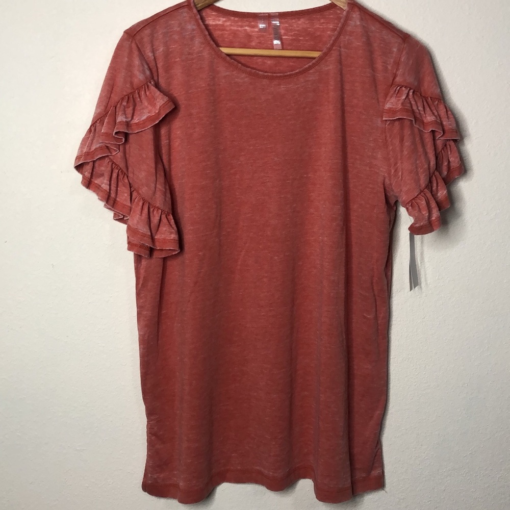 Silverwear  life Style Orange blouse Large